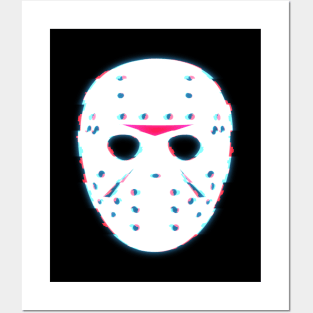 Friday 13th glitch Posters and Art